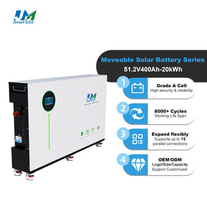 Soluciones de Energía Personalizadas de Fábrica JM, Batería de Litio de 48V 400Ah, Sistema de Almacenamiento de Energía Doméstica Híbrido Portátil, Sistema Solar de 20kWh - Product Image 3