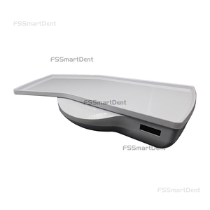 Vassoio portaoggetti Smart Dent manuale per attrezzature dentali, in plastica bianca, Classe II, accessori dentali, ricambi per poltrona odontoiatrica S-0193 - Product Image 2
