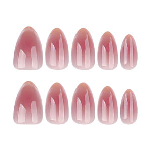 <span class=keywords><strong>Uñas</strong></span> Postizas de Color Rosa Degradado Chic 3862 <span class=keywords><strong>con</strong></span> Purpurina, <span class=keywords><strong>Uñas</strong></span> Postizas <span class=keywords><strong>Cortas</strong></span> en Forma de Almendra, <span class=keywords><strong>Uñas</strong></span> Artificiales para Dropshipping, Personalizables - Product Image 5