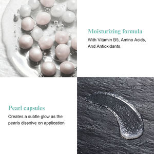 לוגו מותאם אישית ויטמין <span class=keywords><strong>b5</strong></span> מיצוק חלקה להאיר לחות פנינים פנינים סרום עבור פריימר איפור - Product Image 3