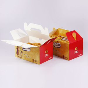 Caja de Cartón para Alimentos de 1 Kg para Llevar, con Ventilación Adicional, para Pollo Frito, con Logotipo - Product Image 1