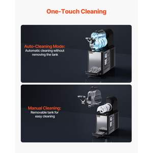 Commercial 330W 3L Single Bowl Stainless Steel Slush <b>Drink</b> Maker Automatic Home Frozen Black Slush Machine Temperature - Product Image 5