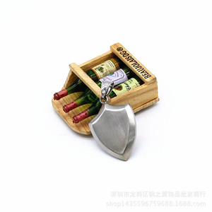 yunnique Silver Shield <b>Pendant</b> <b>For</b> <b>Men</b> Stainless Steel Themed <b>Necklace</b> Gift - Product Image 5