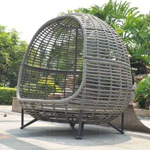 Modern Rattan Lounge Chair Aluminum Pool Sunbed Outdoor Daybed Rattan Garden Sun Lounger Wicker Day Bed for Sale - Product Image 2
