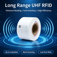 Kaset Label RFID Multi-ukuran Berkualitas Tinggi, Kompatibel untuk Printer Label RFID