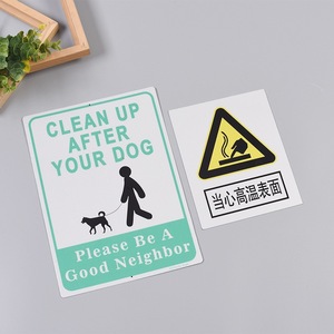 Letrero de advertencia de sabiduría enmadrada en las inversiones: cuidado con los perros, placa de aluminio de 19x26 cm para exteriores/jardín - Product Image 4