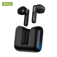 Headset Gaming HTC NE49 AI Translator Earphone BT6.0 Peredam Kebisingan TWS Earbuds dengan Mikrofon Daya Tahan Lama 134 Bahasa