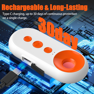 Seyahat için taşınabilir 130dB güvenlik alarmı SOS acil Alarm kapı titreşim sensörü ve otel güvenliği ile gizli kamera dedektörü - Product Image 5