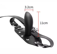 YPM SM Gag oral gonflable en silicone liquide pour l'entraînement, bondage, ouverture orale, pénis rembourré, passion, flirt en couple