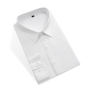 100% coton hommes affaires professionnel vêtements de cérémonie ammoniac liquide sans fer <span class=keywords><strong>chemise</strong></span> à manches courtes blanc pour <span class=keywords><strong>Boss</strong></span> Manager Style - Product Image 5
