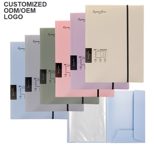 Hiển thị Cuốn sách với lưu trữ Nắp 20 rõ ràng Túi Tấm bảo vệ PP tập tin trong suốt màu nhựa thư mục trình bày - Product Image 1