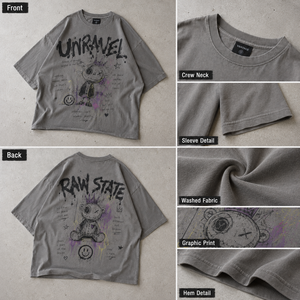 Magliette Grigie OEM, T-Shirt Basic, T-Shirt Semplice Streetwear, T-Shirt di Tendenza, T-Shirt Casual Old Money, Streetwear - Product Image 3