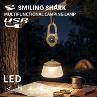 Lanterne de camping LED rechargeable, lumière extérieure portable, lampe d'urgence haute luminosité pour le camping, la randonnée, la pêche, les voyages, la tente