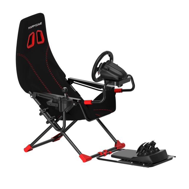 Foldable Racing Simulator Bracket 1-Year Warranty for Logitech/Thrustmaster/PXN Gaming Devices Durable Metal Material
