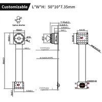 Module de caméra à faible consommation d'énergie avec capteur CMOS 2MP 3 millions de pixels, haute sensibilité, 30 ips, 1080p, compression MJPEG/YUV, interface MIPI-CSI