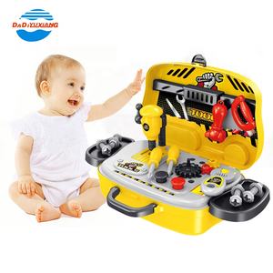 עיצוב חדש להעמיד פנים לשחק משחקים כלי פלסטיק סט צעצועים צעצועים סדנת צעצוע עם מזוודה - Product Image 3