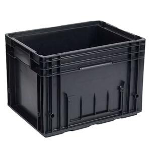 Turnover Box Stackable Iboxman Reusable PP Turnover Box Stackable KLT Box For Warehouse Storage