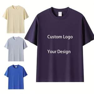 เสื้อยืดแขนสั้นผ้าฝ้าย 100% หนานุ่ม พิมพ์โลโก้ตามสั่ง สำหรับผู้ชาย เสื้อยืดผู้ชาย ฤดูใบไม้ผลิ ฤดูร้อน - Product Image 1