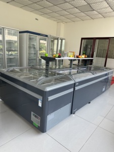 Kenkuhl siêu thị thực phẩm đông lạnh Kem hiển thị thịt <span class=keywords><strong>Showcase</strong></span> thương mại tủ lạnh đảo thiết bị tủ đông - Product Image 6