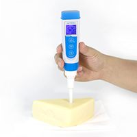 Kit de testeur de pH alimentaire de poche Apera Instruments Premium-Series PH60S pour électrode à pointe, précision 0,01, plage -2,00-16,00 (AI313)