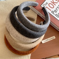 Headband Wol Tweed Musim Gugur dan Musim Dingin Liwu, Gaya Baru, untuk Wanita, untuk Mencuci Muka dan Mengikat Rambut