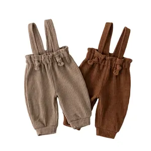 Erkek ve kız bebek tulum tulum bahar 2022 yeni çocuk basit sevimli jartiyer pantolon