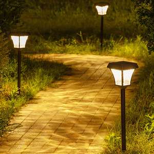 IP65 impermeable LED Solar lámpara de jardín al aire libre hogar iluminación decorativa DC batería fuente de alimentación piso sombra lámpara paisaje - Product Image 1