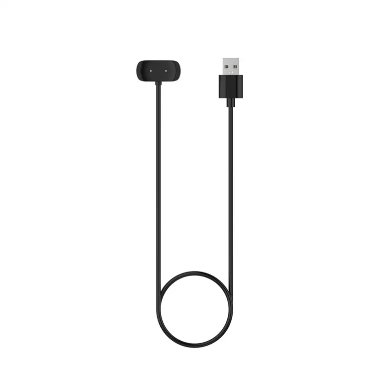 TPE black color charger line USB smart watch charging cable for Huami Amazfit GTR2/GTS2/biP U/pop