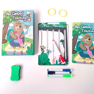 Cuaderno Educativo de Práctica de Escritura a Mano, Reutilizable, para el Control del Lápiz, Libro de Actividades para el Aprendizaje de Números, Juguete para Niños y <span class=keywords><strong>Niñas</strong></span> - Product Image 1