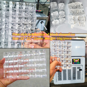 Economy Commercial <b>Ice</b> Cube Making <b>Machine</b> Large Capacity Fully Automatic Compressor Maker 36kg Storage Direct Sales Large Capac - Product Image 2
