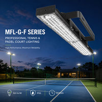 Projecteur LED professionnel pour terrains de tennis série MFL-G-F, 160 lm/W, pour mât haut, résistant aux intempéries extrêmes, IP66
