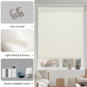 SAMADHI High-quality Customization Indoor Decoration <b>Window</b> Blackout Electric Smart Control Roller Blind <b>Shades</b> - Product Image 4