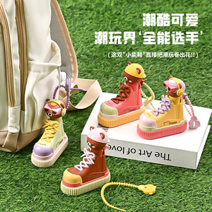 Cartoon Shoe Brush Children Soft Bristle Plastic Cleaning Brush Student Dorm Multi Functional Laundry Brush High Value - Product Image 1