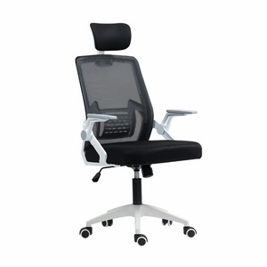 Sedia da Ufficio Ergonomica in Rete Confortevole con Schienale Alto, Girevole, Poggiatesta Regolabile e Ruote per Ufficio e Casa - Product Image 6