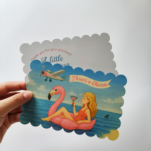 Tarjetas postales de visita escénicas personalizadas de primera calidad con su logotipo para mensajes de felicitación e identidad de marca profesional - Product Image 5