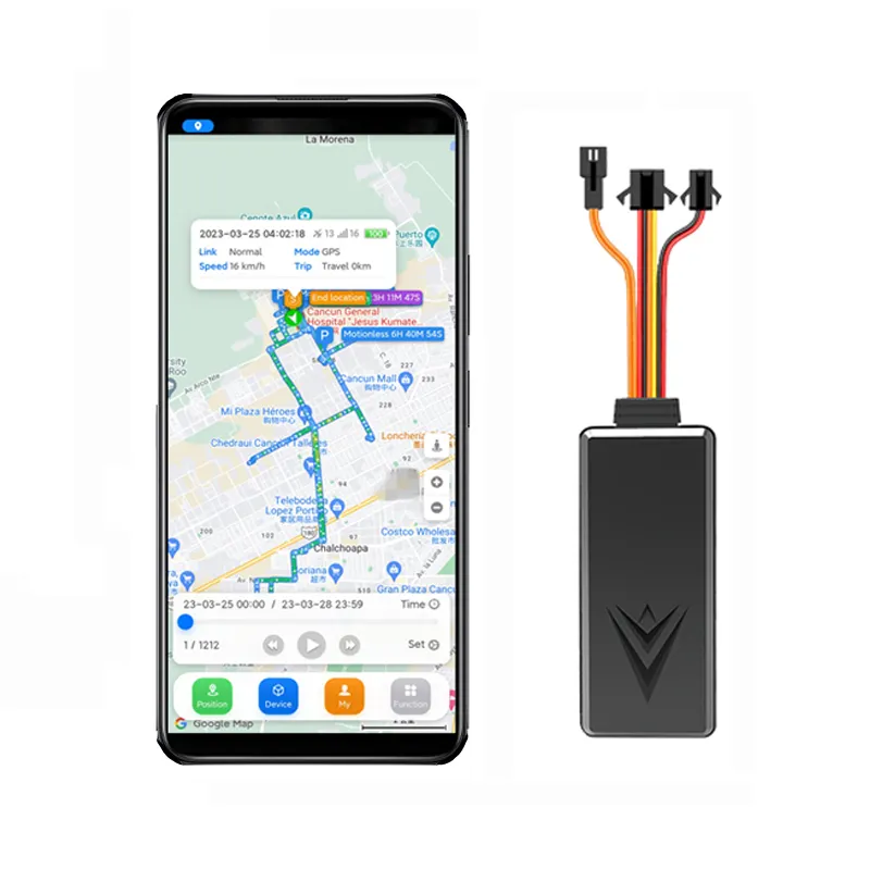 Auto Voertuig Fiets Volgapparaat Ca004 Mini Tracker Lte Gsm Gprs Motorfiets Gps Tracker 4G