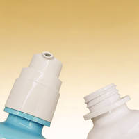 Emballage cosmétique de luxe 40g, flacon de lotion en plastique rose avec huile pour le corps, pour l'emballage des soins de la peau