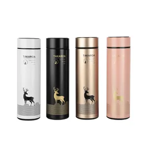 Beifu 500ml kỹ thuật số hiển thị nhiệt độ thép không gỉ chân không Flask phích nước chai