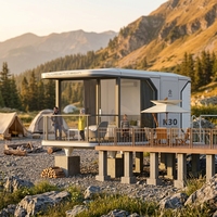 Cápsula Espacial Móvil Moderna para Hoteles Especializados, Casa Burbuja Creativa para Campamentos, con Vista al Cielo Estrellado, Módulo de Vivienda de Policarbonato para Baños