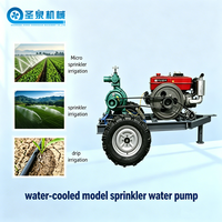 Système d'irrigation par aspersion refroidi à l'eau, système d'irrigation goutte à goutte, système d'irrigation complet pour les fermes avec pompe à eau sous pression
