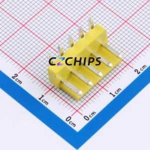 ZX-VH3.96-5PWZ-Y Wire-to-Board Pin Header Bent Lead Through Hole,P=3.96mm Connector 1x5P 3.96mm Right Angle Insert VH - Product Image 1