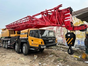 Grue hydraulique sur camion Sany 90 tonnes d'occasion en promotion, machine durable à fonctionnement stable - Product Image 1