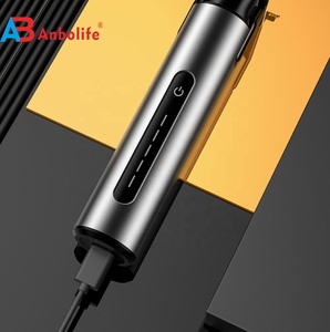 Anbolife <span class=keywords><strong>Tondeuse</strong></span> électrique pour hommes Lame en acier inoxydable Affichage numérique IPX6 70min d'autonomie <span class=keywords><strong>Tondeuse</strong></span> à cheveux rechargeable Type-C - Product Image 6