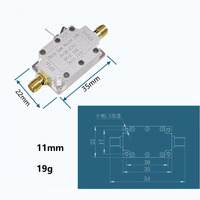 Module amplificateur RF LNA à très faible bruit Taidacent pour récepteur RF SDR FM large bande 5 MHz à 6 GHz NF 0,3 dB Gain 20 dB