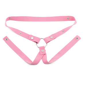 고탄성 바디 밴드 로프 하네스 남성용 정조대 정조 케이지 보조 스트랩 - Product Image 4