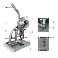 Prix direct usine Marque Liudu 400W 220V Machine à poser les œillets semi-automatique légère à moteur, presse manuelle pour usage agricole