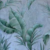 Papier peint en PVC motif grande feuille 53 pour murs de chambre à coucher Nouveau design Style naturel Floral or marbre Texture fond pour la maison