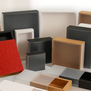 Boîte à tiroir en carton blanc pour cosmétiques, avec tiroir coulissant en papier, pour montres et cadeaux – Stock suffisant - Product Image 2