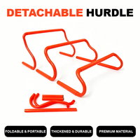 Obstacle de vitesse pliable et détachable pour l'entraînement, obstacle d'agilité portable pour le football, obstacle de fitness pour enfants, pour les exercices sportifs