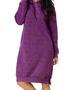 Vente en gros de <span class=keywords><strong>robe</strong></span> tunique à <span class=keywords><strong>capuche</strong></span> avec poche et manches longues <span class=keywords><strong>robe</strong></span> pull à <span class=keywords><strong>capuche</strong></span> <span class=keywords><strong>sweat</strong></span> d'hiver <span class=keywords><strong>robe</strong></span> longue de couleur unie à manches longues pour femmes - Product Image 4